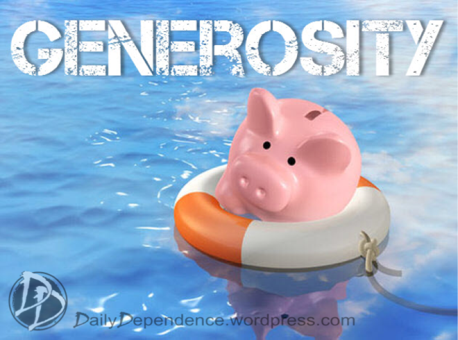 105 - Daily Dependence - Generosity